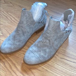 Grey booties